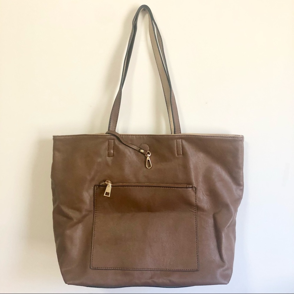 Large Brown Tote Bag